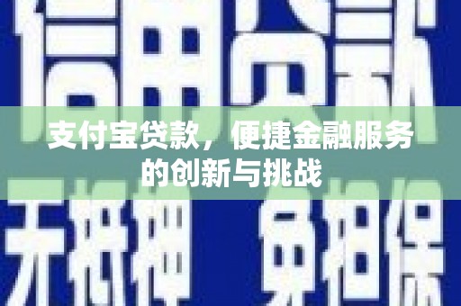 天水支付宝贷款，便捷金融服务的创新与挑战