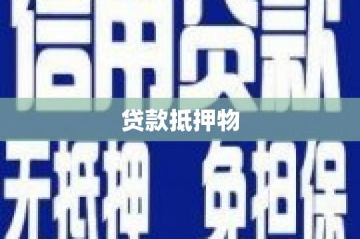 天水贷款抵押物