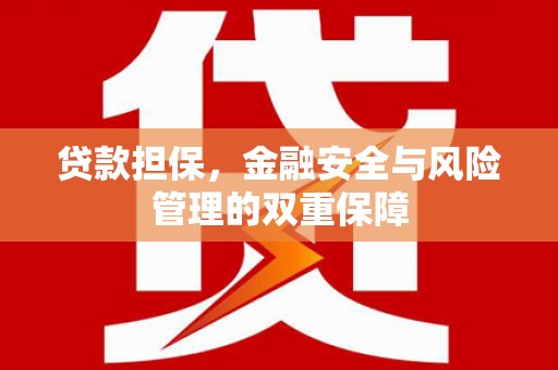 天水贷款担保，金融安全与风险管理的双重保障