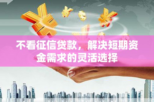 天水不看征信贷款，解决短期资金需求的灵活选择