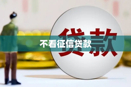 天水不看征信贷款