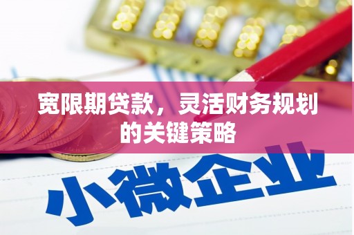 天水宽限期贷款，灵活财务规划的关键策略