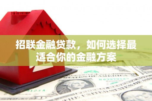 天水招联金融贷款，如何选择最适合你的金融方案