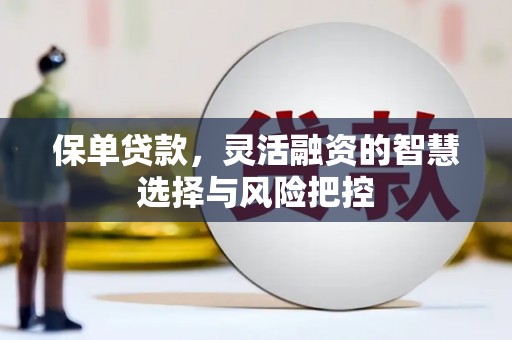 天水保单贷款，灵活融资的智慧选择与风险把控