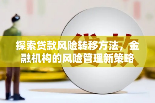 天水探索贷款风险转移方法，金融机构的风险管理新策略