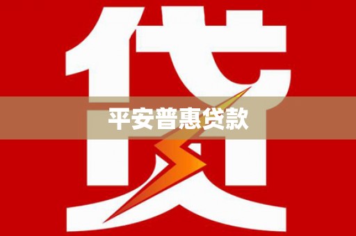 天水平安普惠贷款