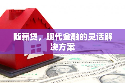 天水随薪贷，现代金融的灵活解决方案