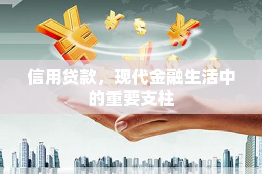 天水信用贷款，现代金融生活中的重要支柱