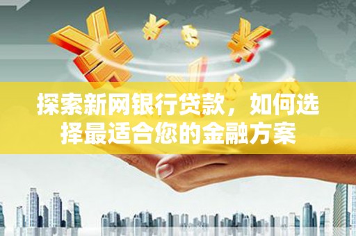 天水探索新网银行贷款，如何选择最适合您的金融方案