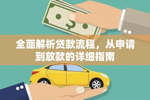天水全面解析贷款流程，从申请到放款的详细指南