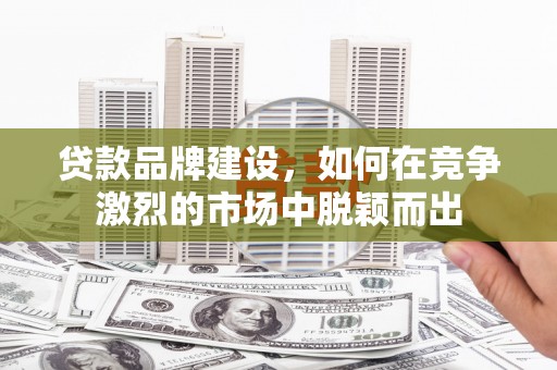 天水贷款品牌建设，如何在竞争激烈的市场中脱颖而出