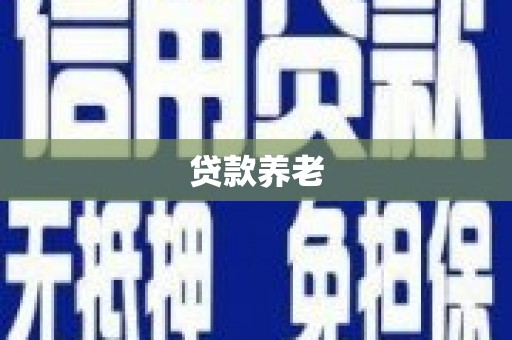 天水贷款养老