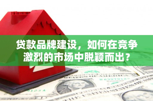 天水贷款品牌建设，如何在竞争激烈的市场中脱颖而出？