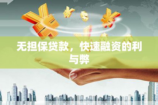 天水无担保贷款，快速融资的利与弊