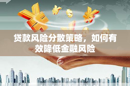天水贷款风险分散策略，如何有效降低金融风险