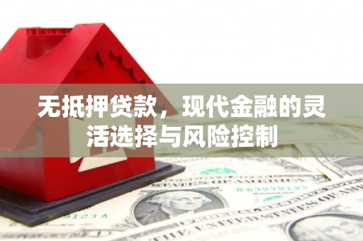 天水无抵押贷款，现代金融的灵活选择与风险控制
