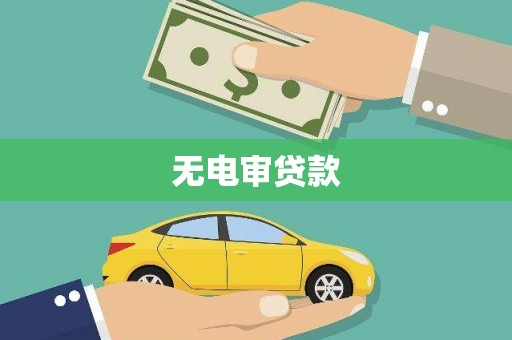 天水无电审贷款