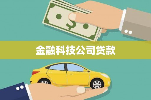 天水金融科技公司贷款