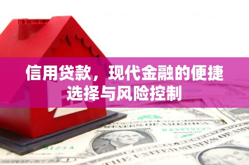 天水信用贷款，现代金融的便捷选择与风险控制