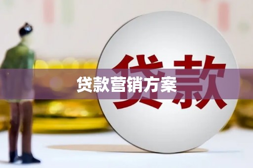 天水贷款营销方案