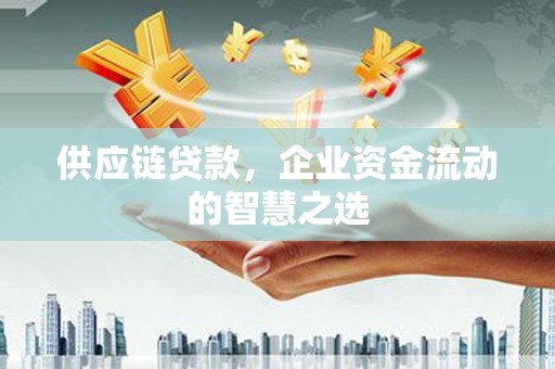 天水供应链贷款，企业资金流动的智慧之选