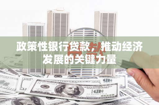 天水政策性银行贷款，推动经济发展的关键力量