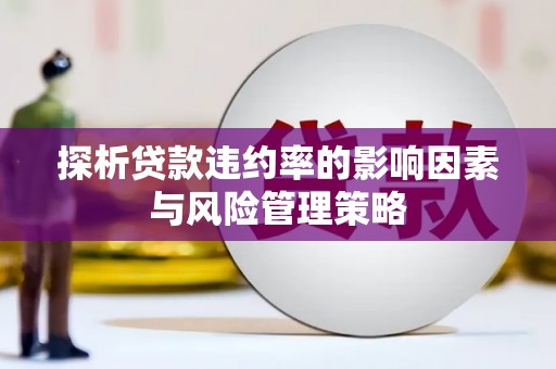 天水探析贷款违约率的影响因素与风险管理策略