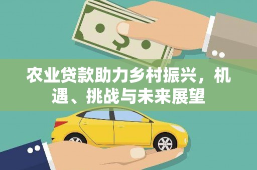 天水农业贷款助力乡村振兴，机遇、挑战与未来展望