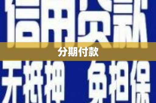 天水分期付款