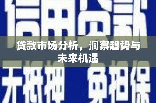 天水贷款市场分析，洞察趋势与未来机遇