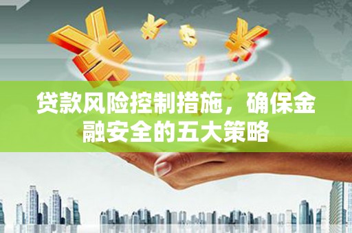 天水贷款风险控制措施，确保金融安全的五大策略