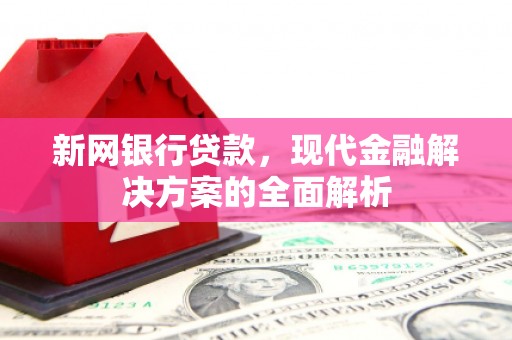 天水新网银行贷款，现代金融解决方案的全面解析