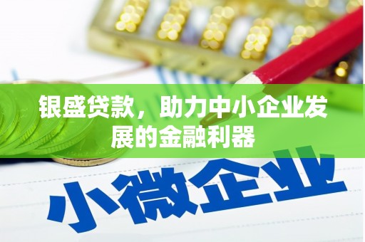 天水银盛贷款，助力中小企业发展的金融利器