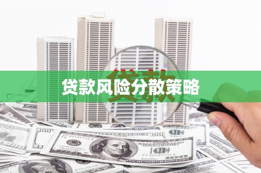 天水贷款风险分散策略