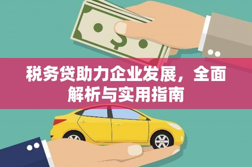 天水税务贷助力企业发展，全面解析与实用指南