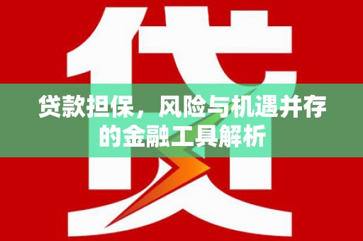 天水贷款担保，风险与机遇并存的金融工具解析