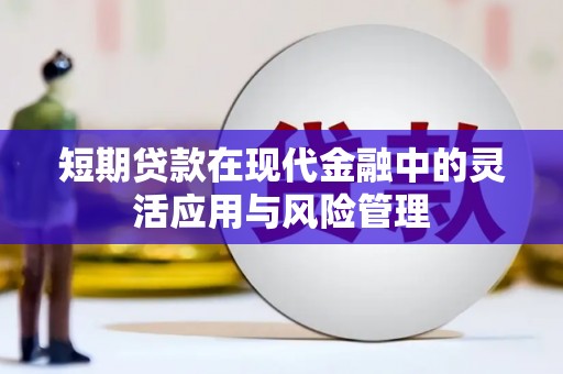 天水短期贷款在现代金融中的灵活应用与风险管理