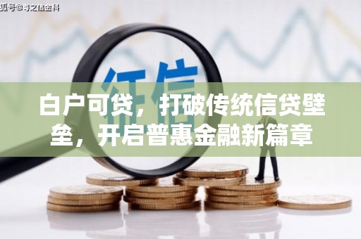 天水白户可贷，打破传统信贷壁垒，开启普惠金融新篇章