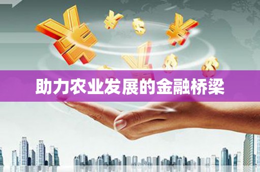 天水助力农业发展的金融桥梁