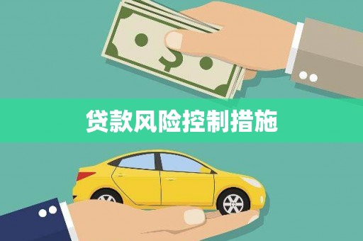 天水贷款风险控制措施
