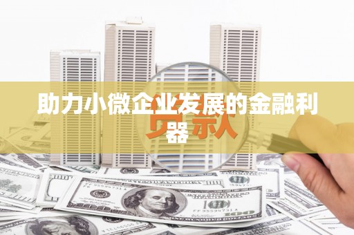 天水助力小微企业发展的金融利器