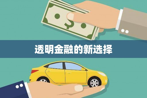 天水透明金融的新选择