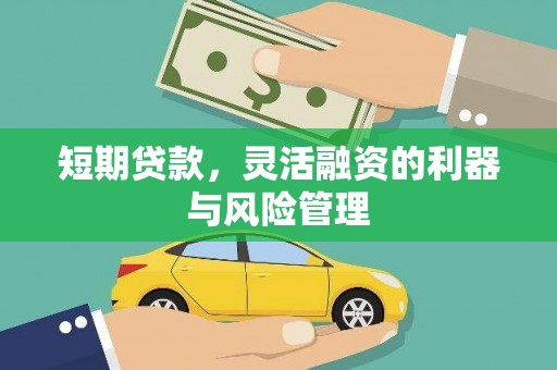 天水短期贷款，灵活融资的利器与风险管理